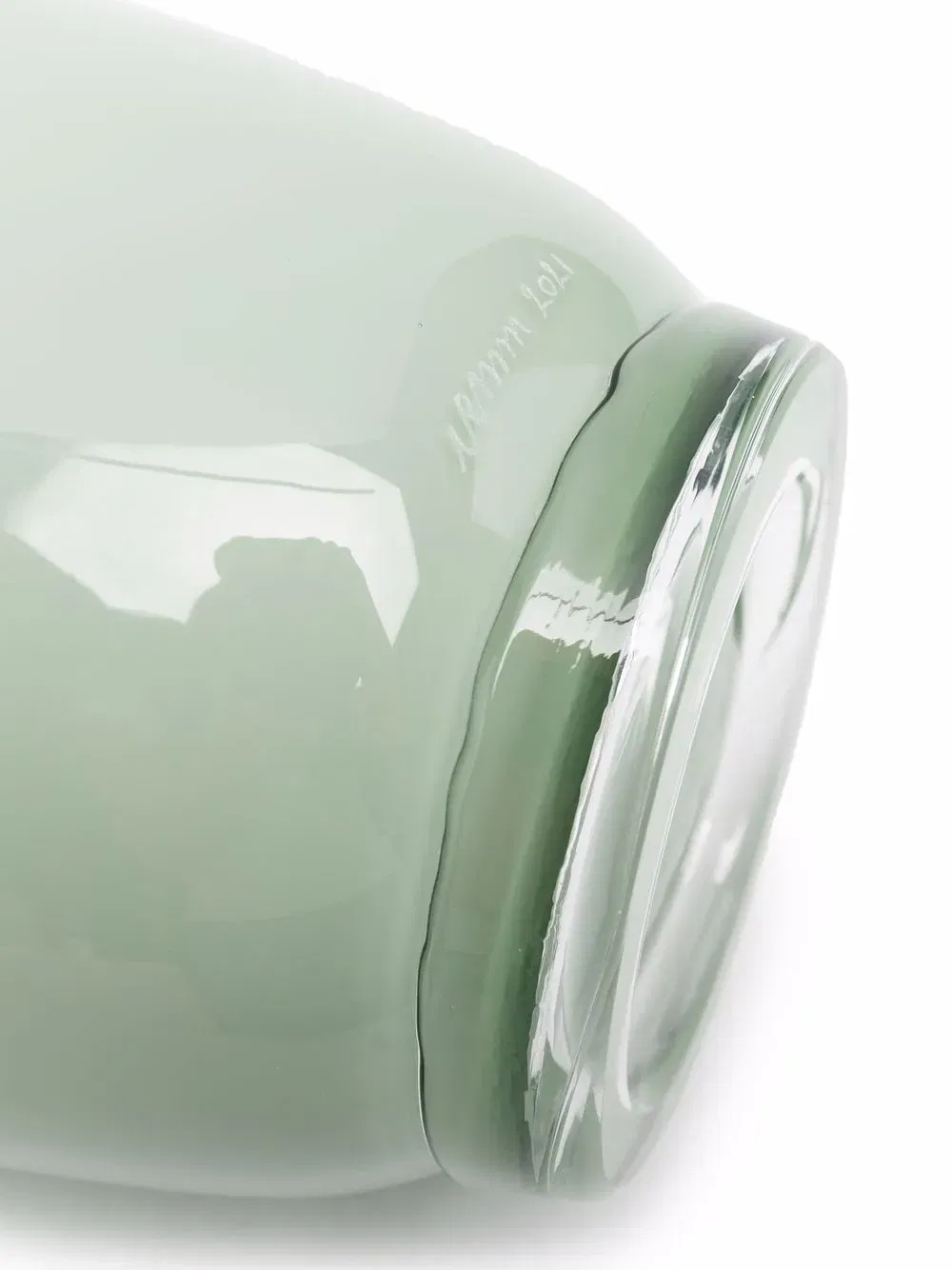 Opalino glass vase