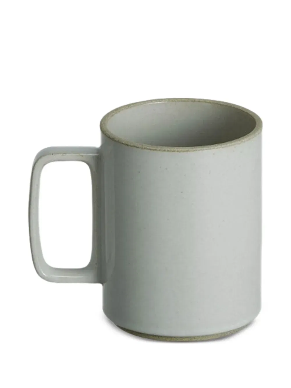 side-handle porcelain mug