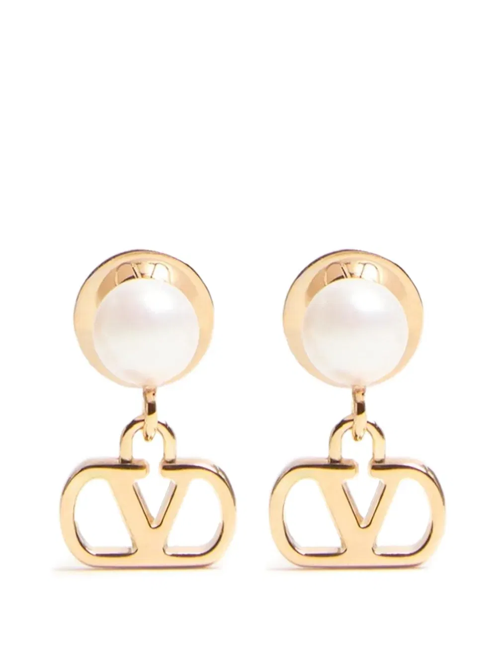 VLogo earrings