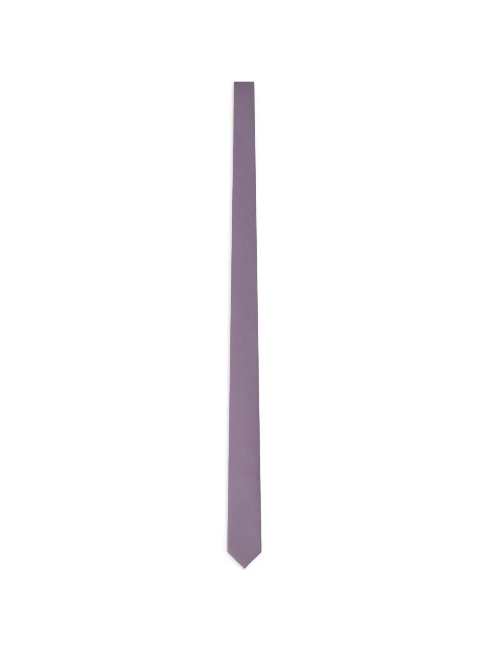 crepe effect silk tie