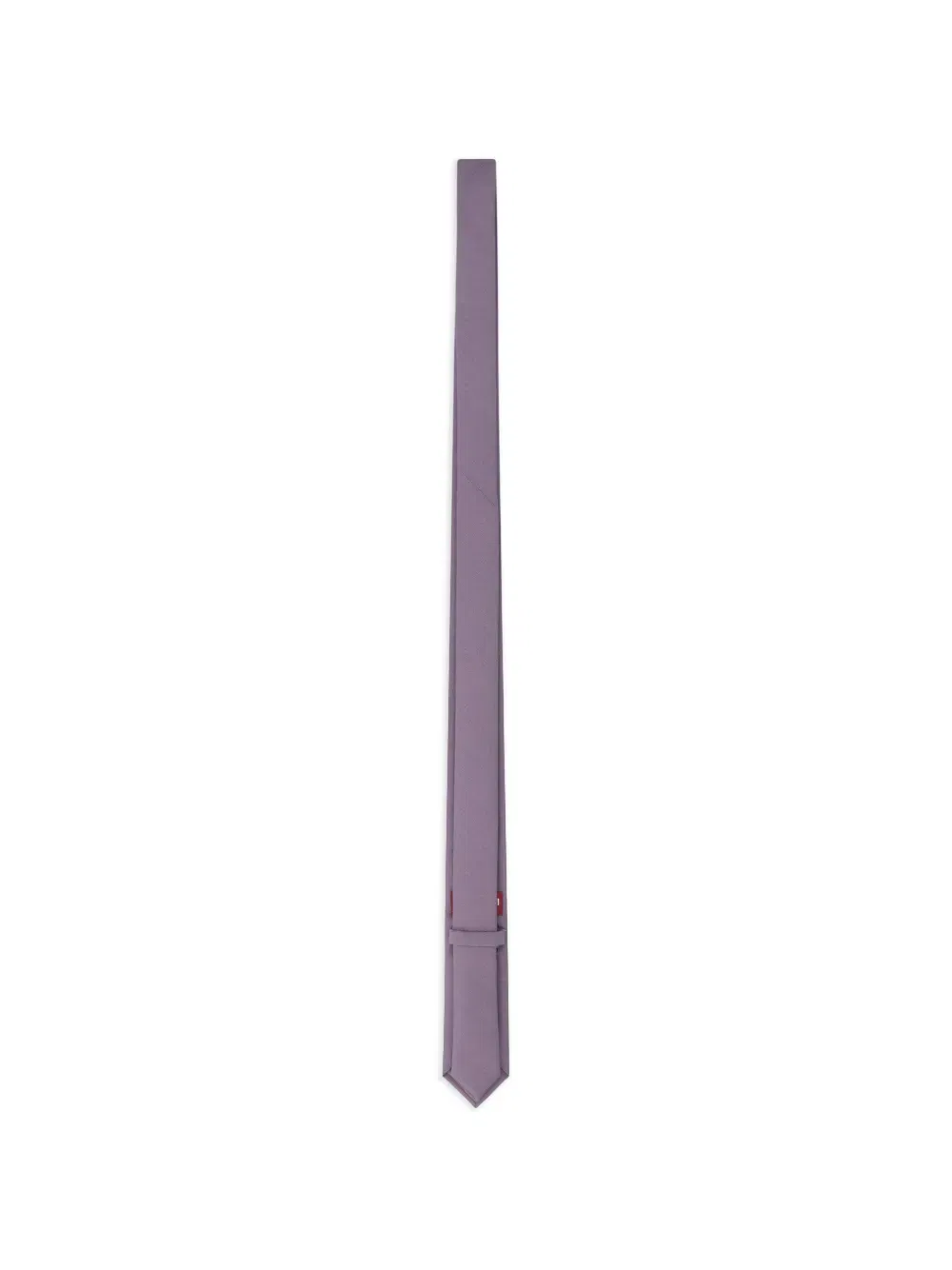 crepe effect silk tie