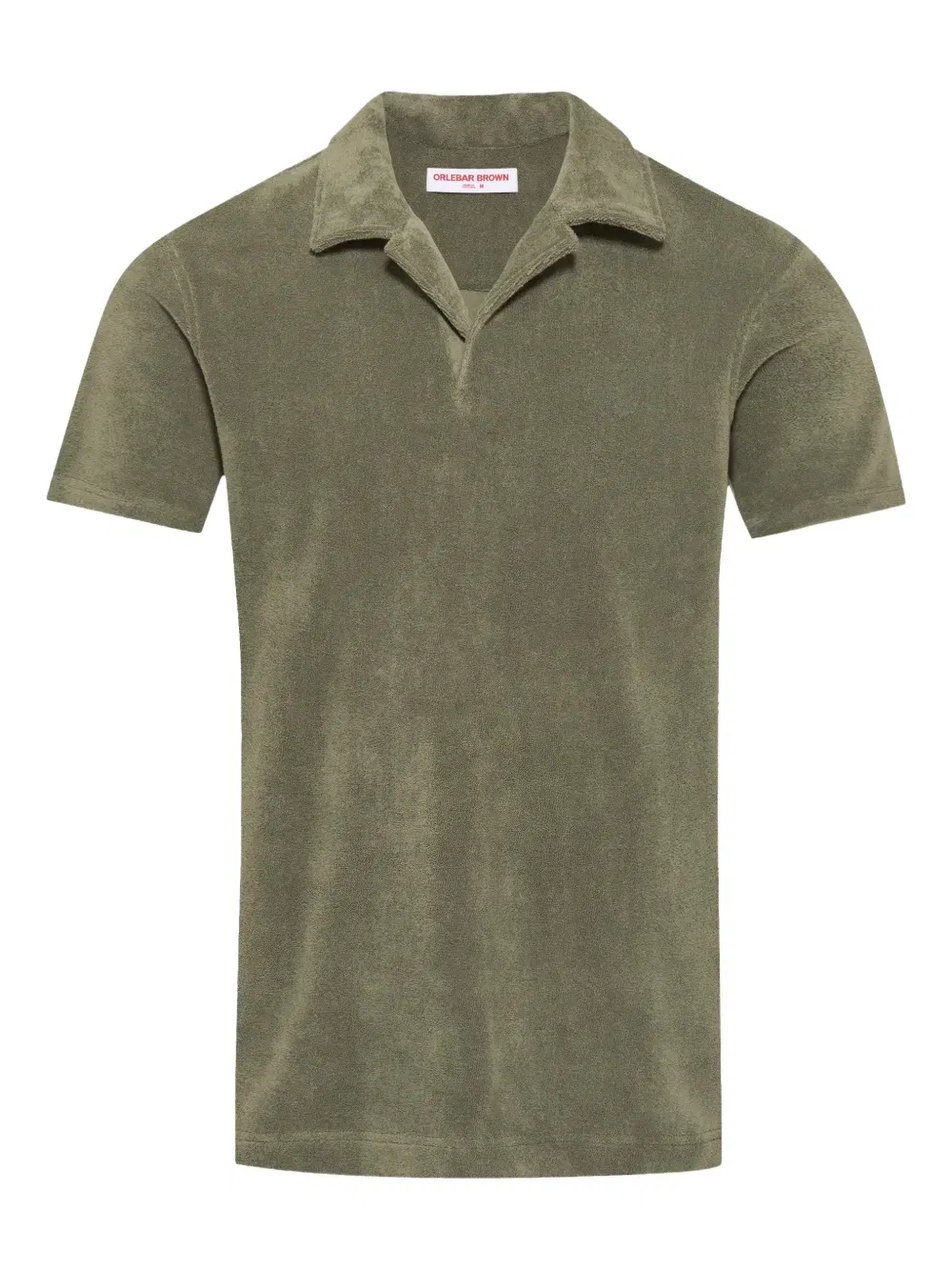 Terry Resort polo-collar top