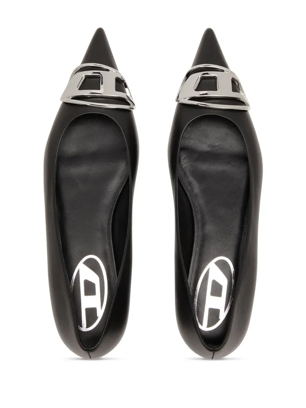 D-venus leather ballerina shoes