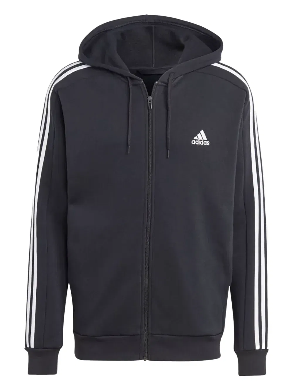 Essentials 3-stripes full-zip Hoodie