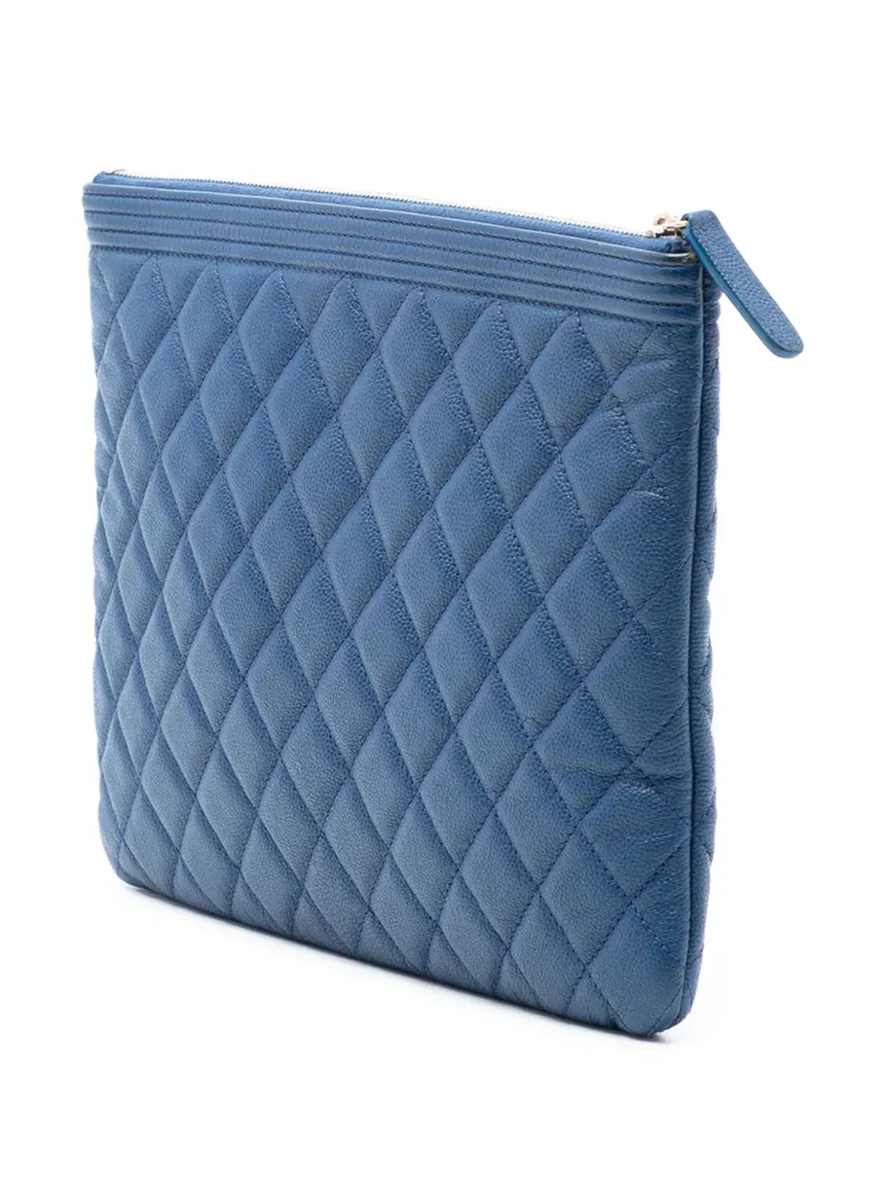 2016-2017 Medium Quilted Caviar Boy O Case clutch bag