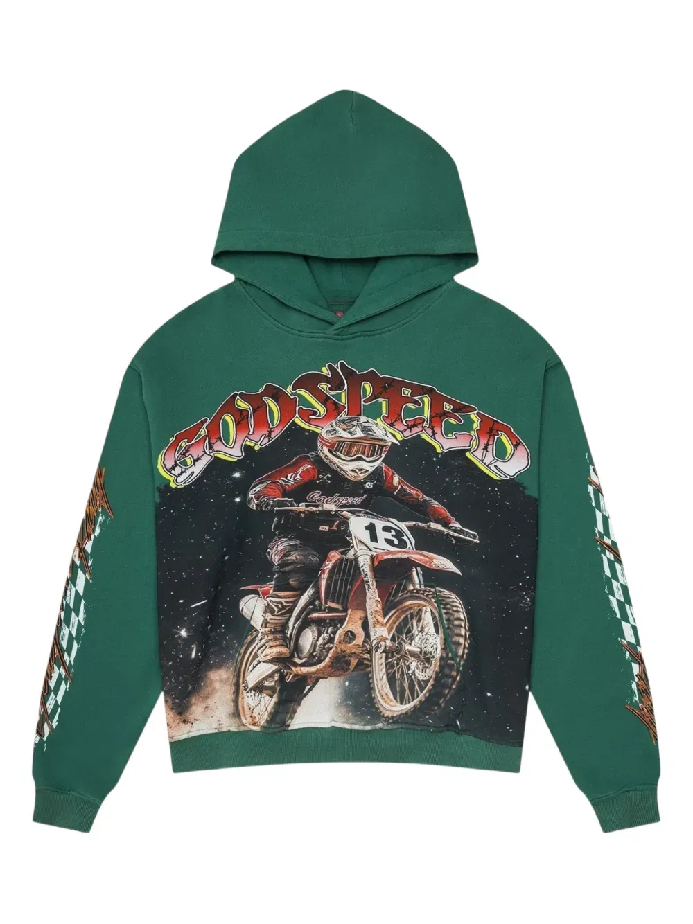Motocross art-sleeve Hoodie