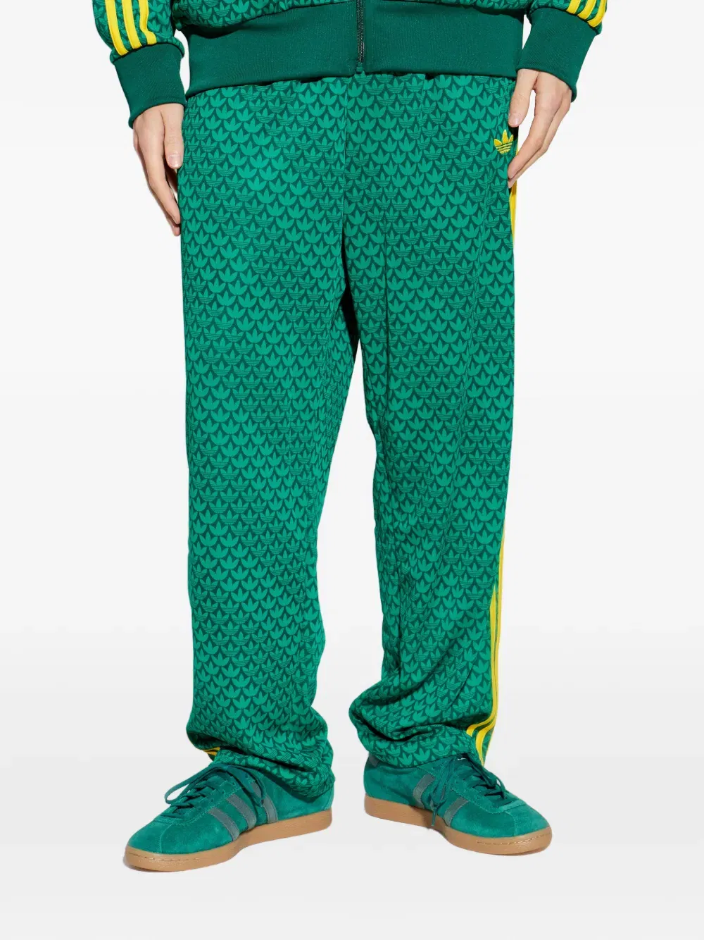 patterned track pants