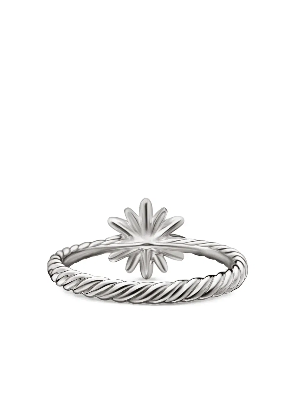 sterling silver Petite Starburst diamond ring (10mm)