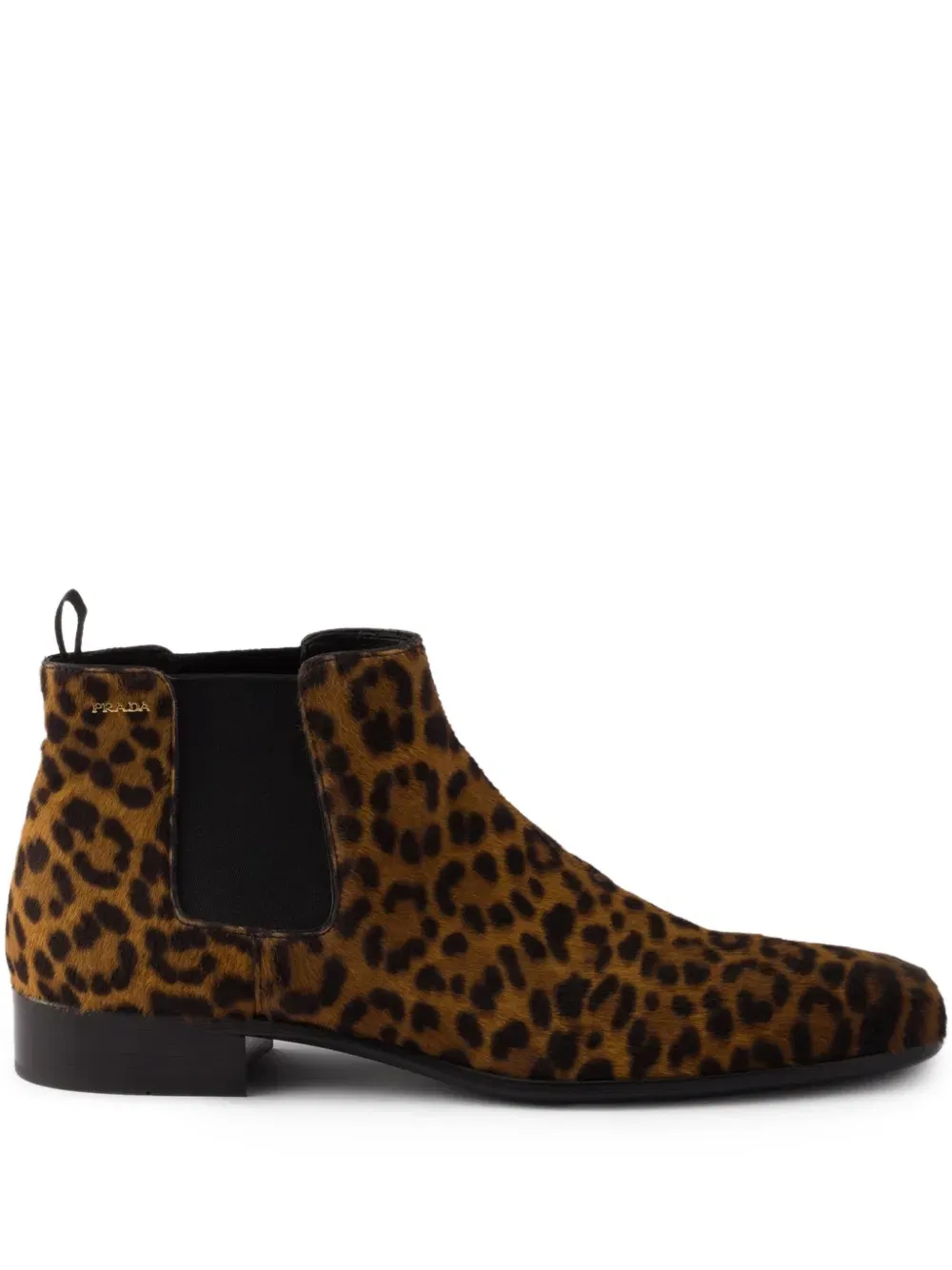 printed Chelsea boots