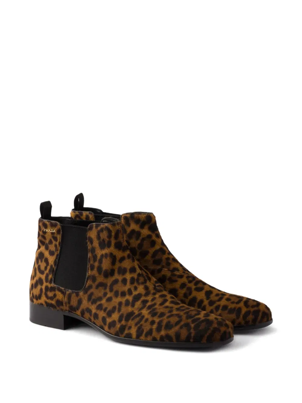 printed Chelsea boots