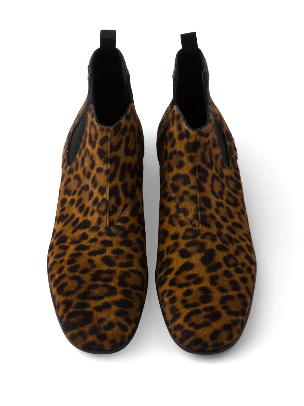 printed Chelsea boots