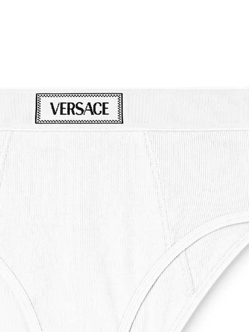 logo-waistband fine-ribbed briefs