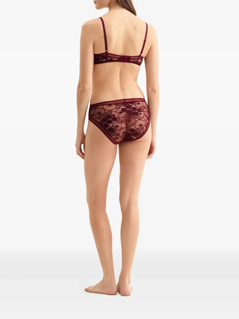 Chataigne floral-lace full-cup bra