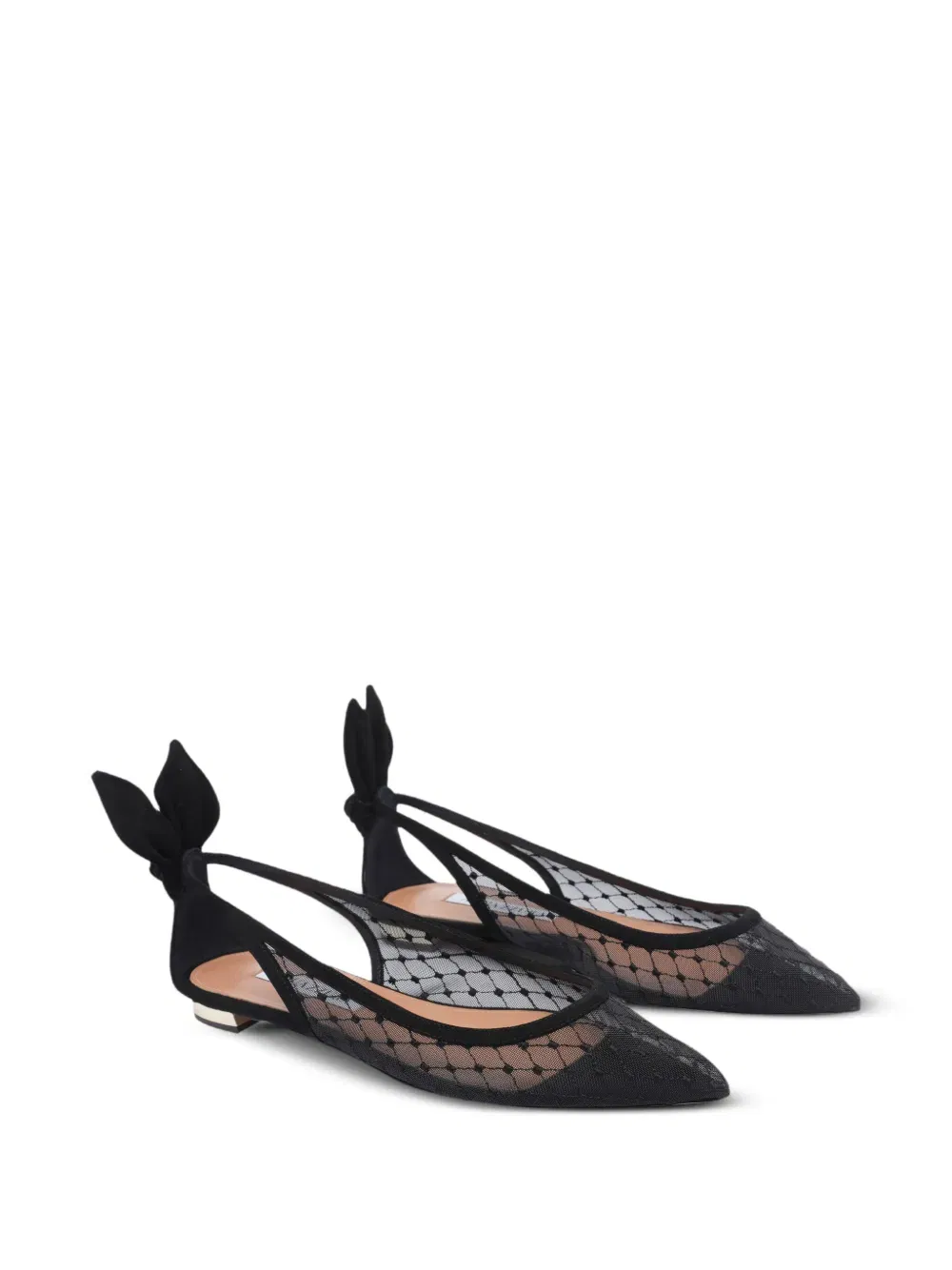 lace ballet flats