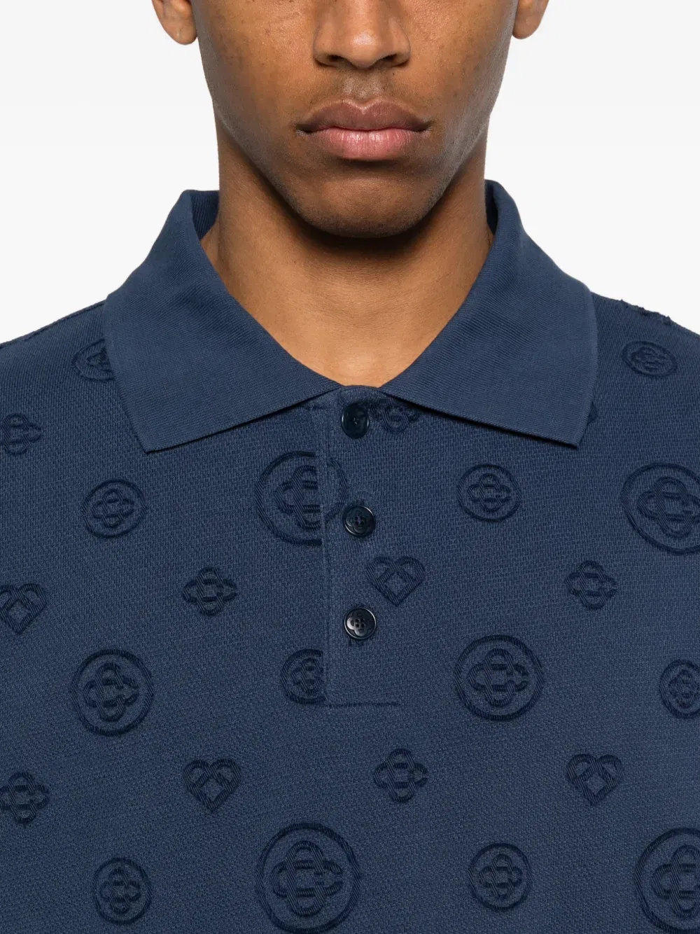 monogram polo shirt