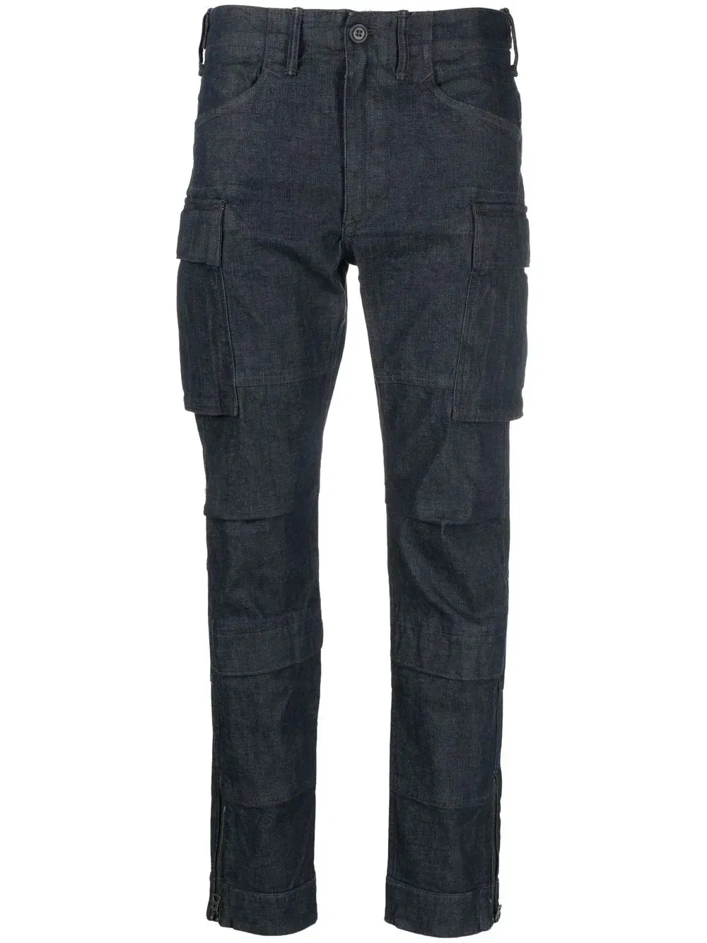 multiple cargo pockets trousers
