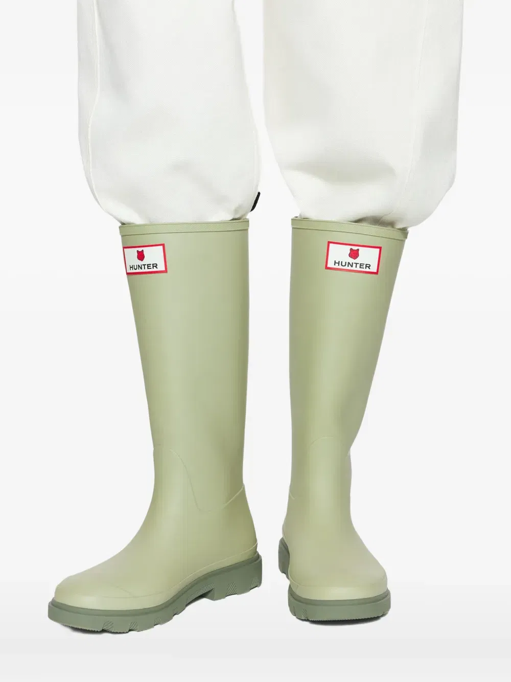 x Hunter Downpour tall rain boots