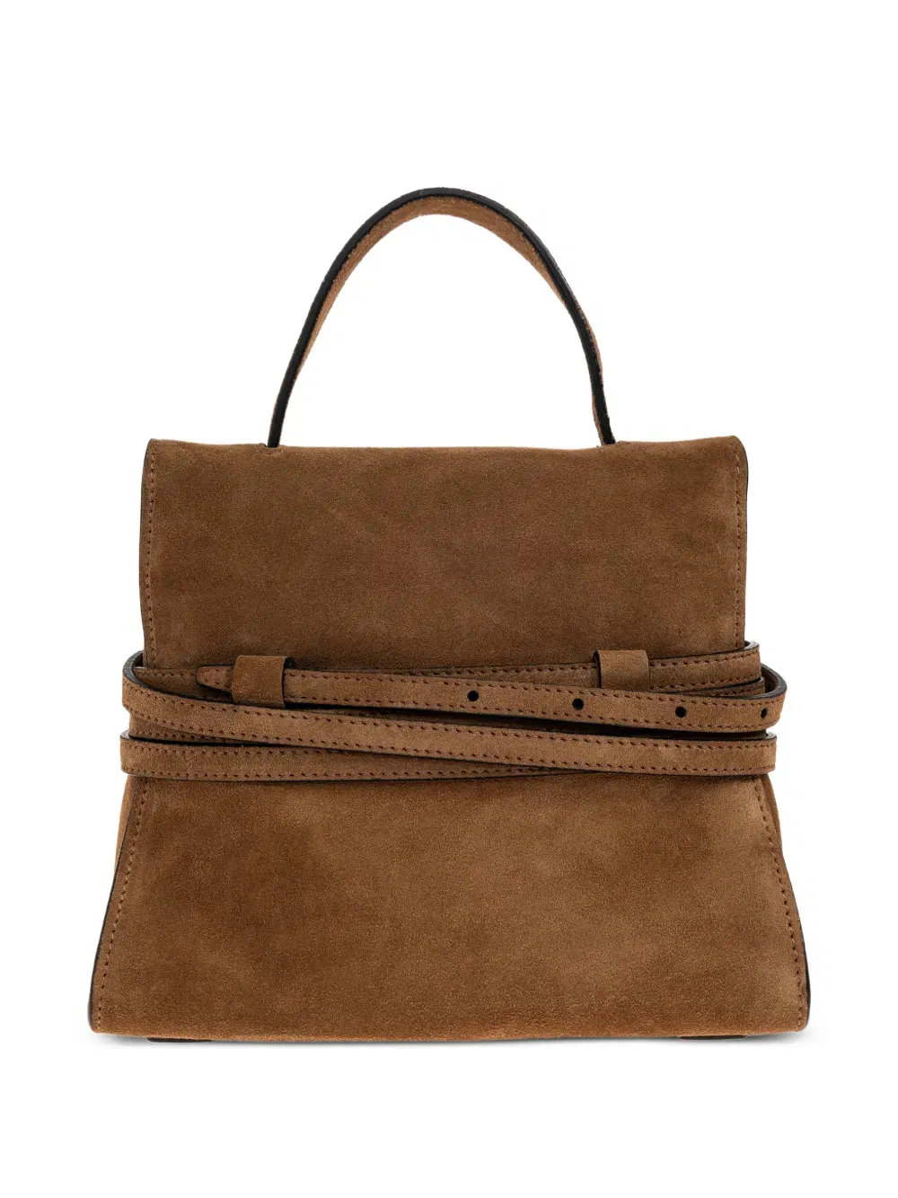 buckled top-handle tote bag
