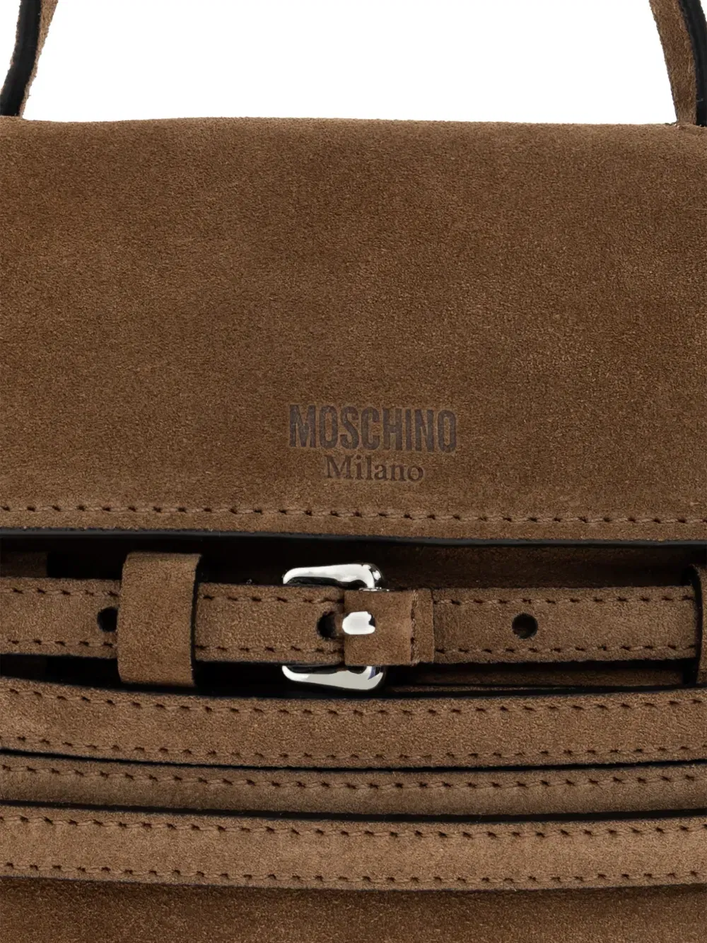 buckled top-handle tote bag