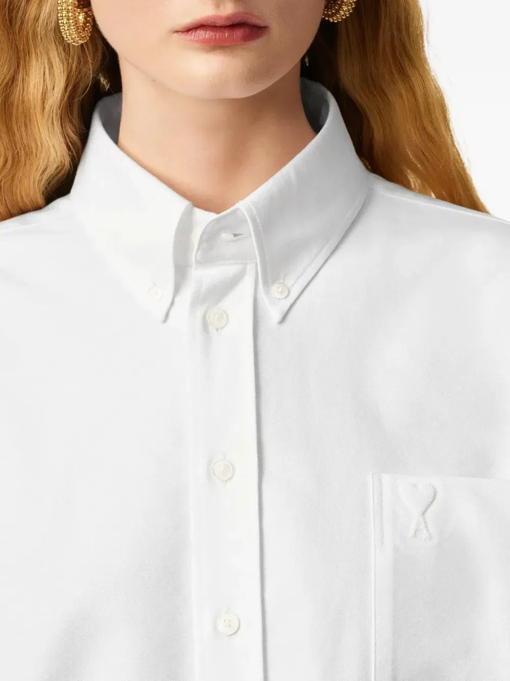 Ami de Coeur cropped shirt