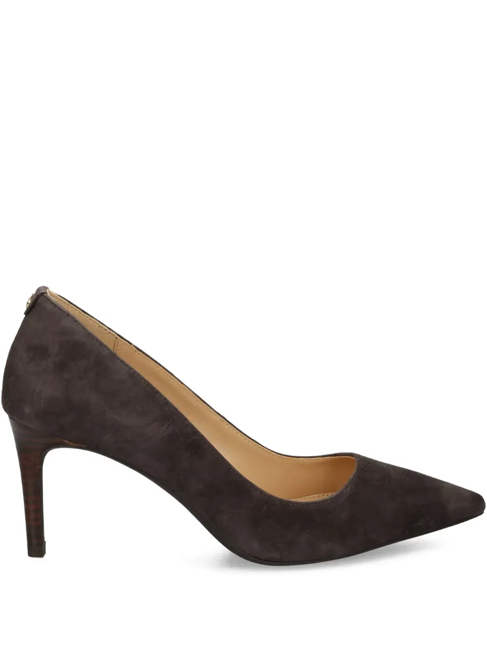 80mm pointed-toe suede pumps
