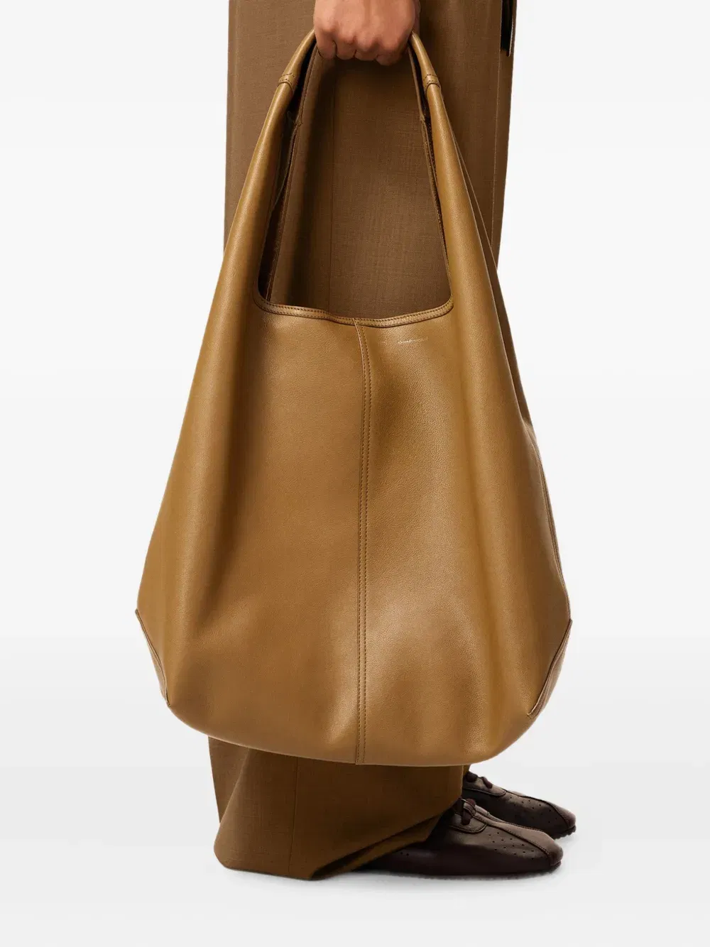 large Etienne leather hobo bag