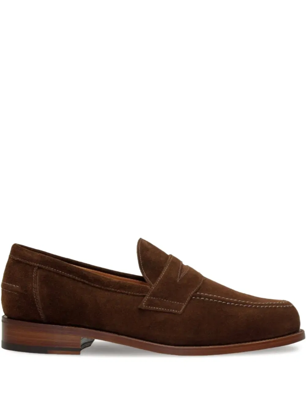Aldwych suede penny loafers