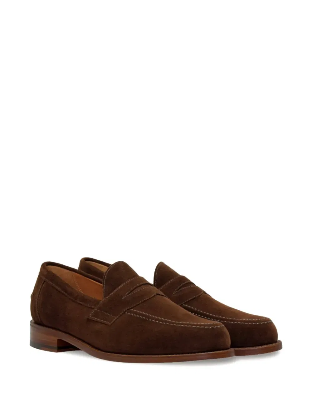 Aldwych suede penny loafers