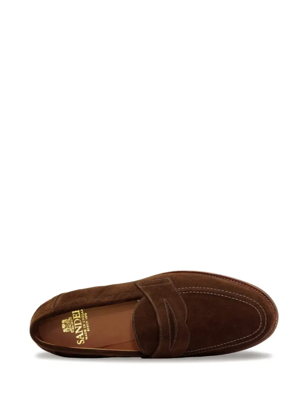 Aldwych suede penny loafers