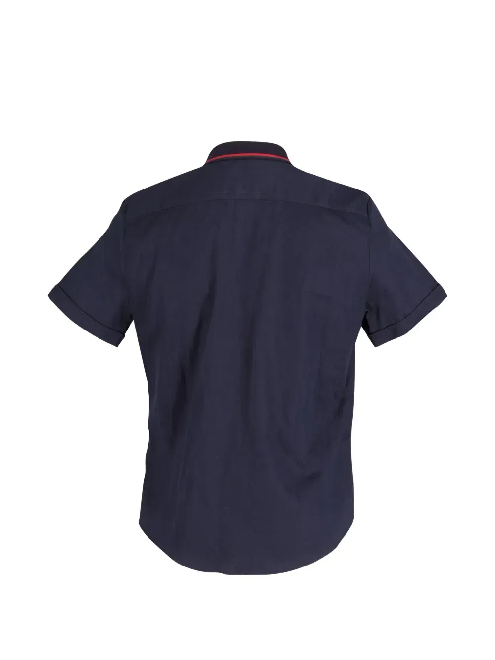 collar-striped buttoned shirt