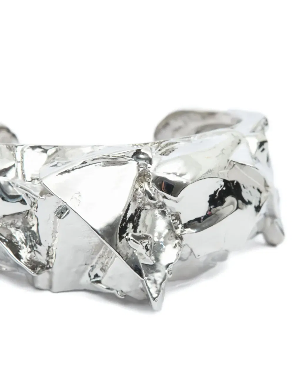 polished-finish cuff bracelet