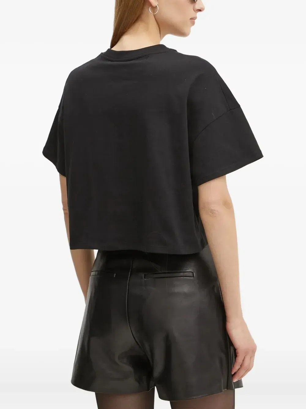 logo-embossed boxy T-Shirt