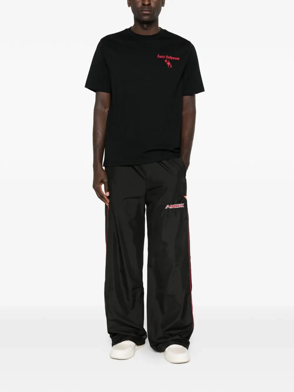 star panelled track pants