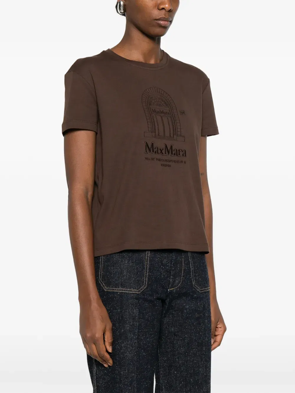 embroidered-graphic T-Shirt