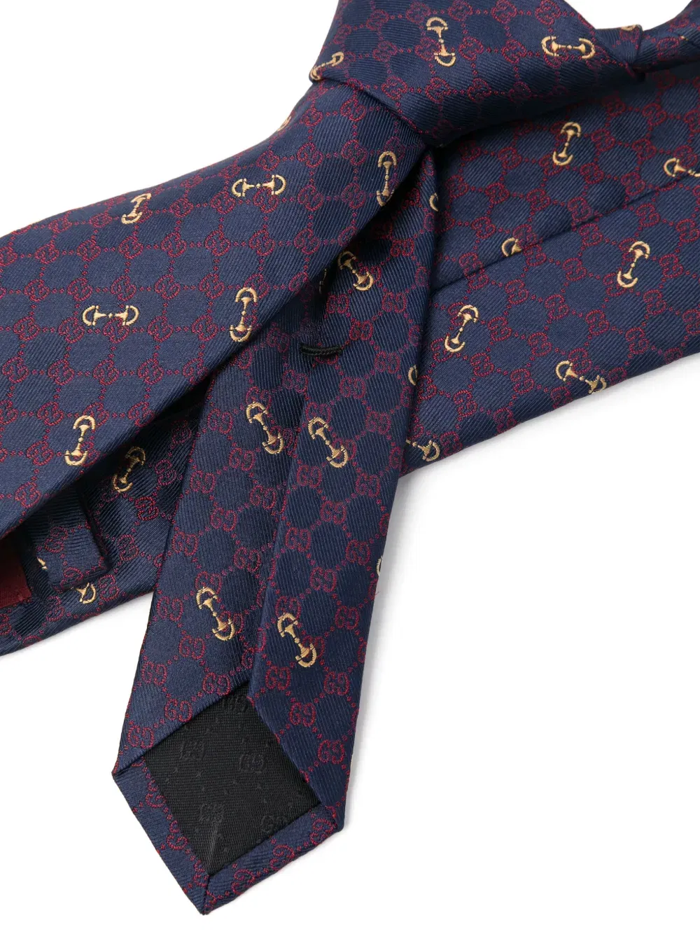 GG jacquard silk tie