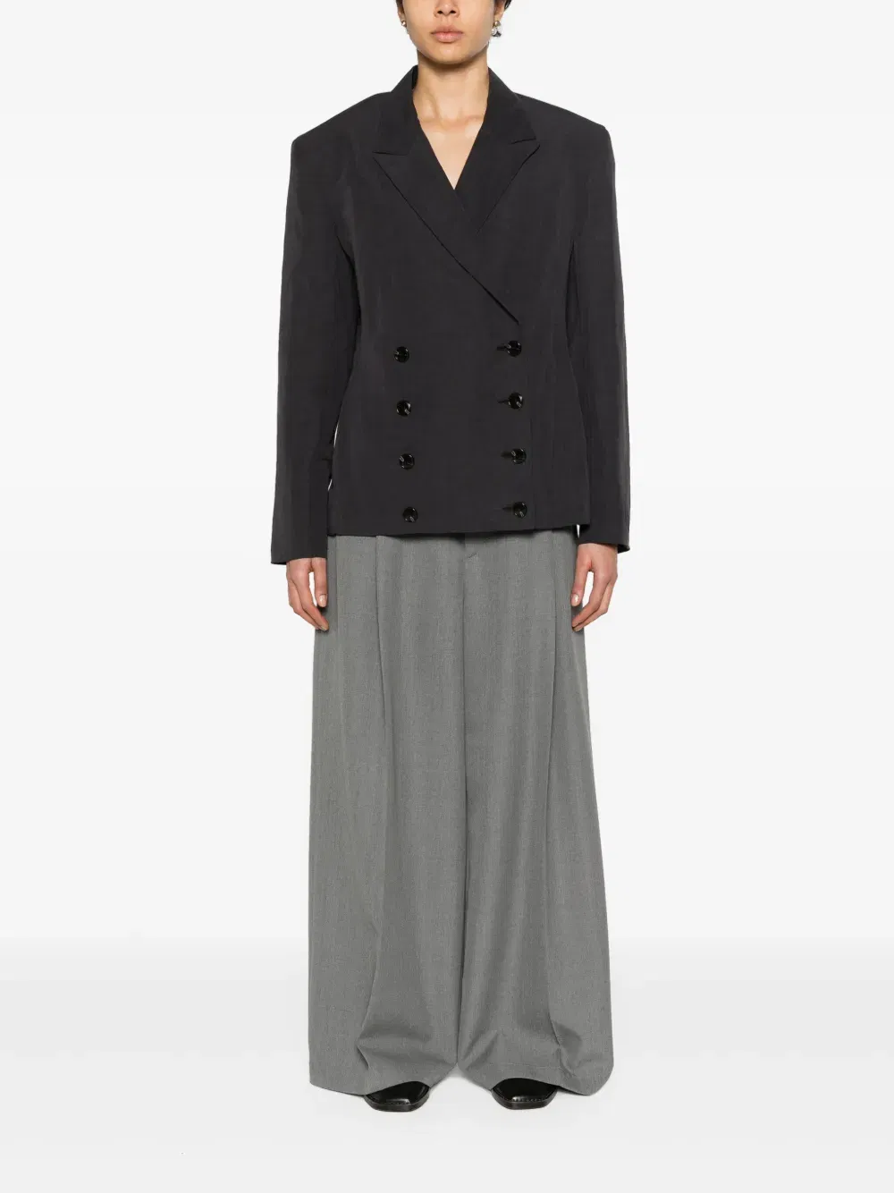 Japanese double-breasted blazer