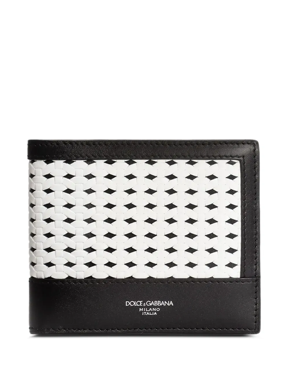 bi-fold woven wallet