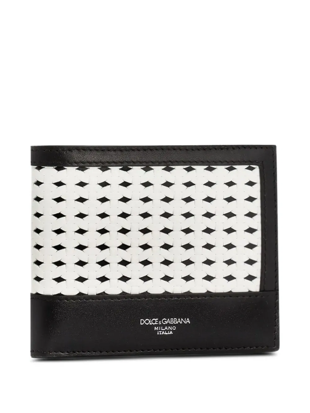 bi-fold woven wallet