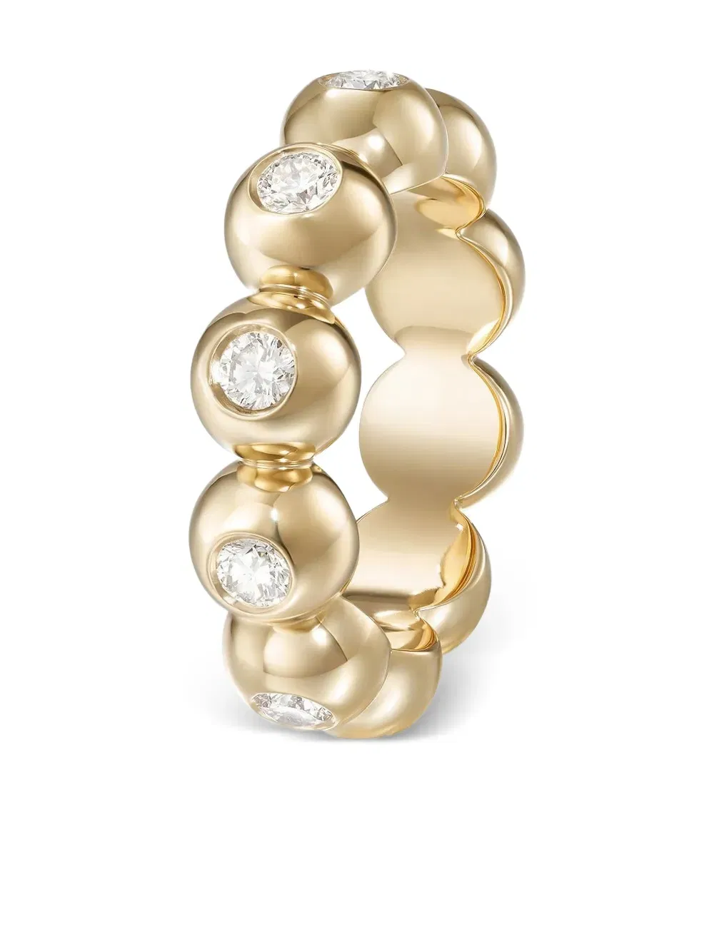 18K yellow gold large Audrey Eternity Band ring
