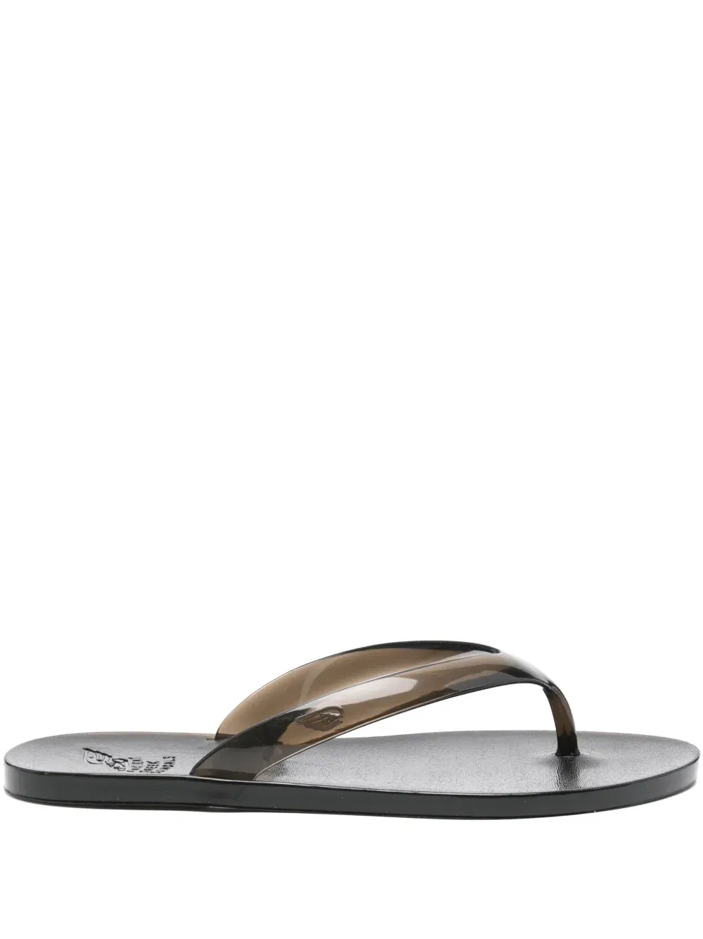 translucent-design flip flops