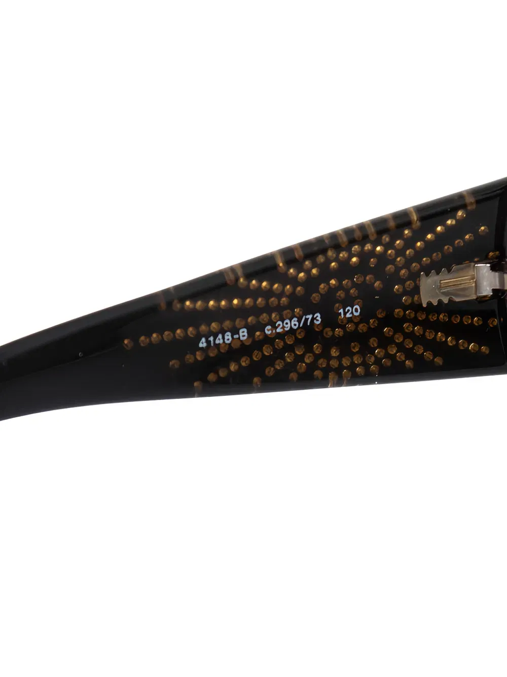 shield embellished logo sunglasses