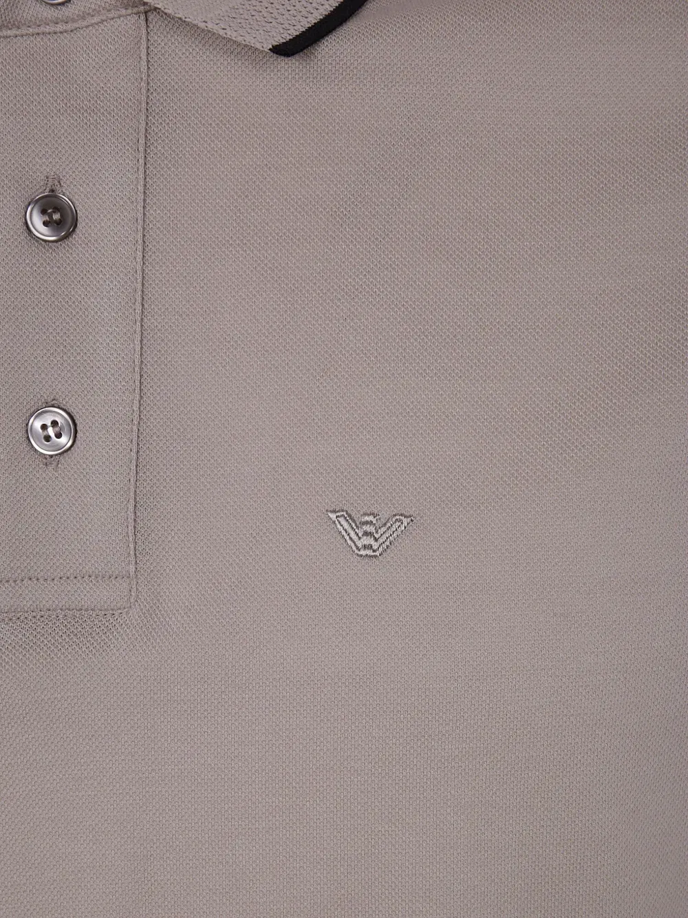 embroidered-logo cotton polo shirt
