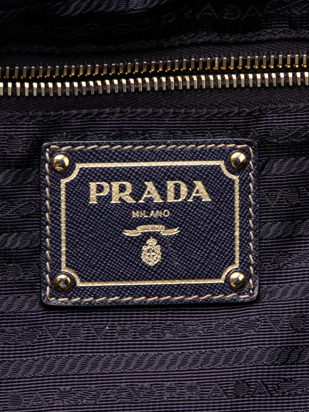 2013-2026 Saffiano Trimmed Tessuto satchel