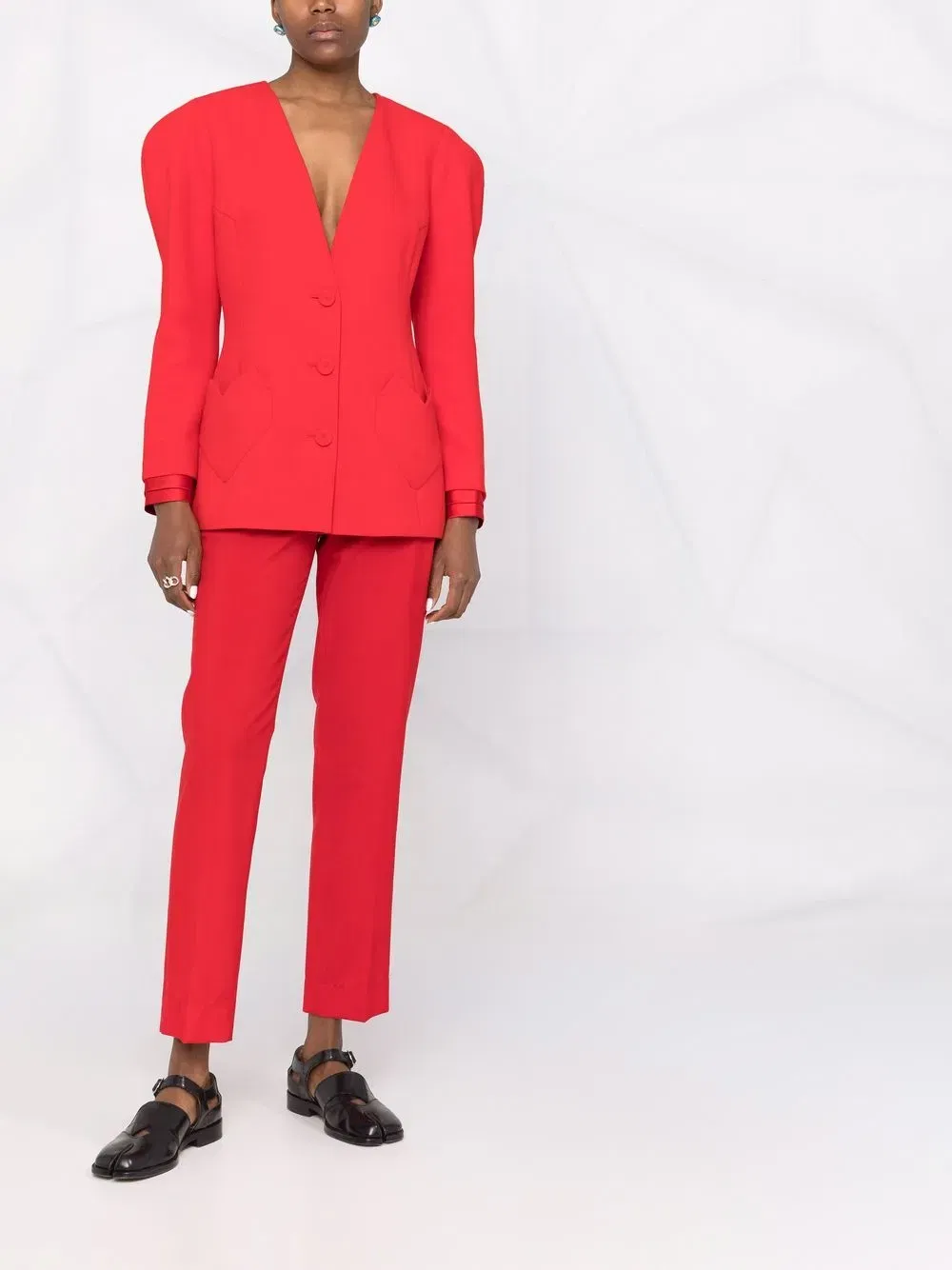 puff-sleeve jacket