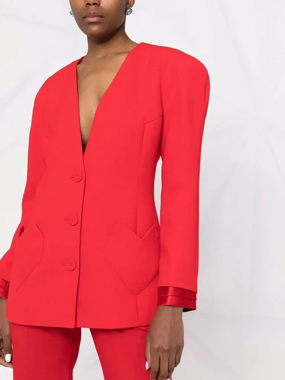 puff-sleeve jacket