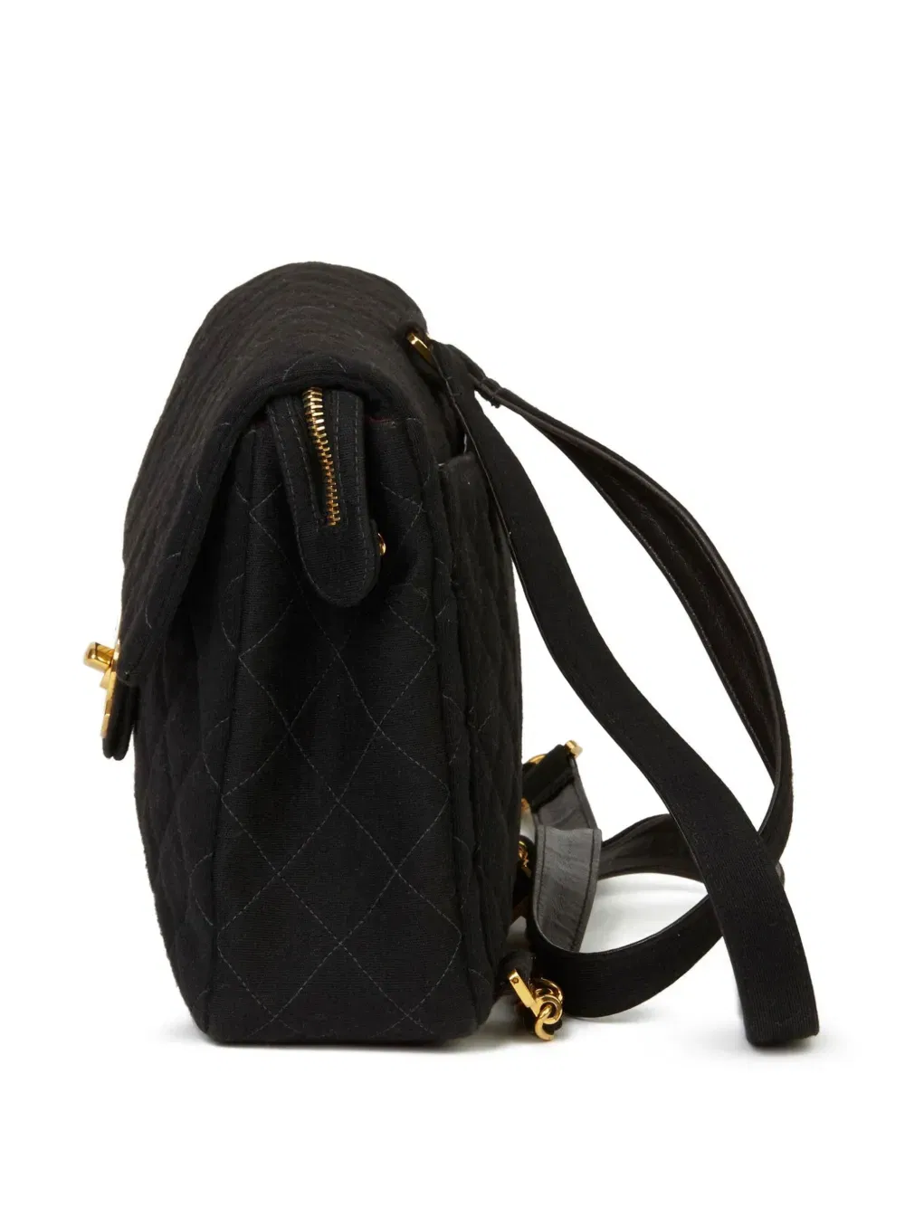 1995 Jumbo CC turn-lock flap wool backpack