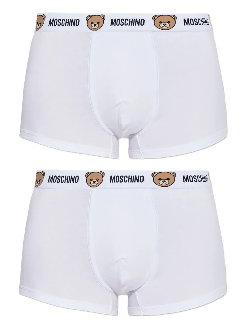 logo bear-detail cotton boxers (pack of two)