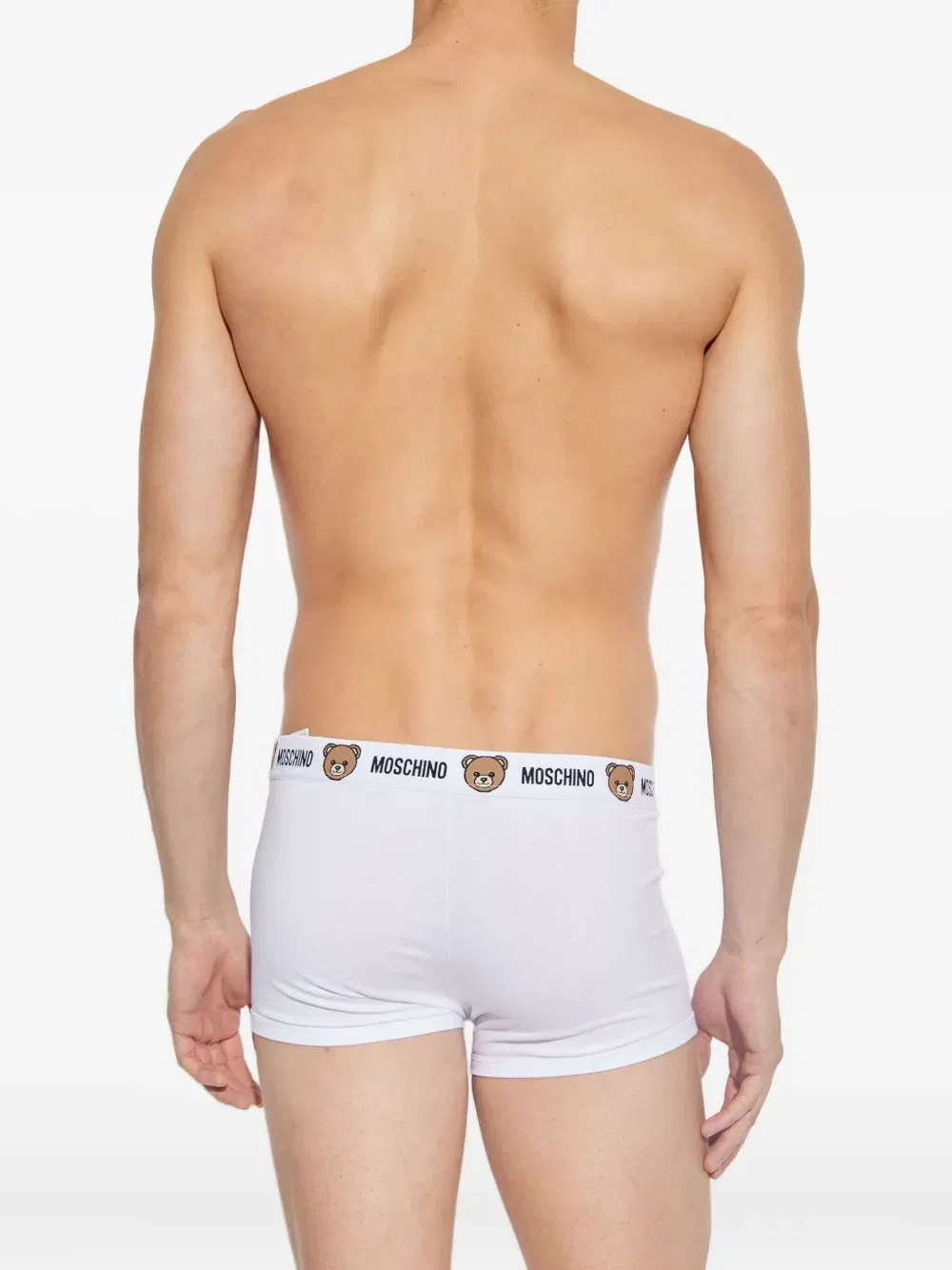 logo bear-detail cotton boxers (pack of two)