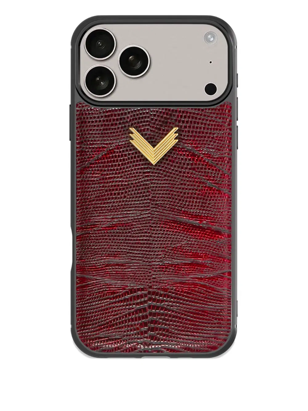 leather-textured iPhone 17 Pro Max phone case
