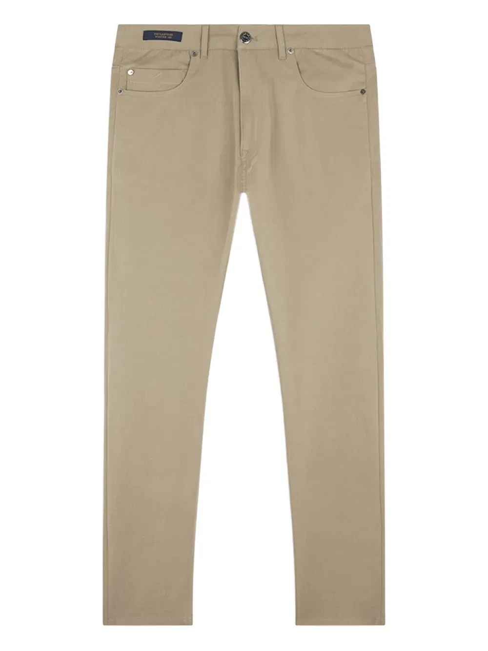 five-pocket stretch cotton trousers